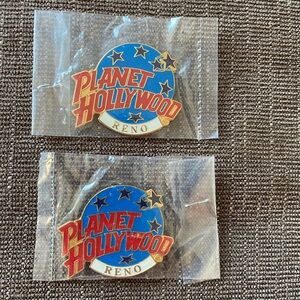 Vintage Planet Hollywood Reno Pins Never Opened